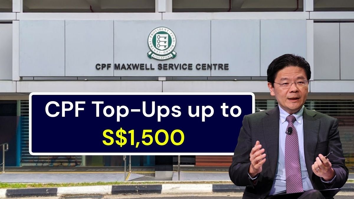 CPF Top-Ups up to S$1,500