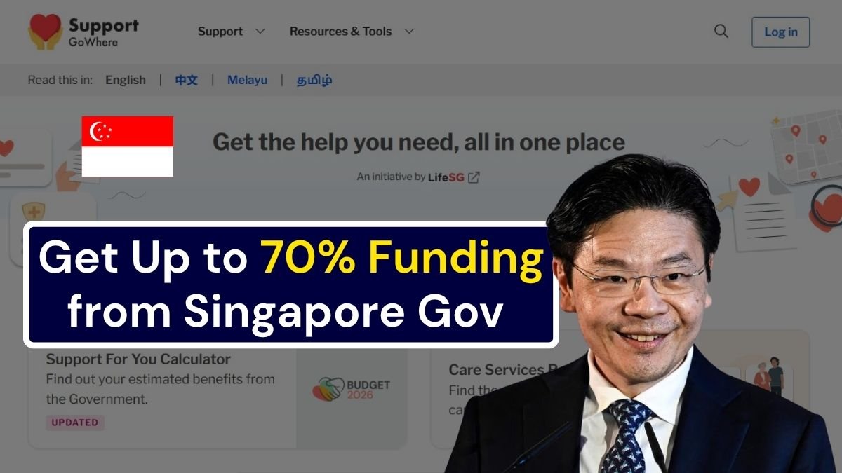 Get Up to 70% Funding from Singapore Gov