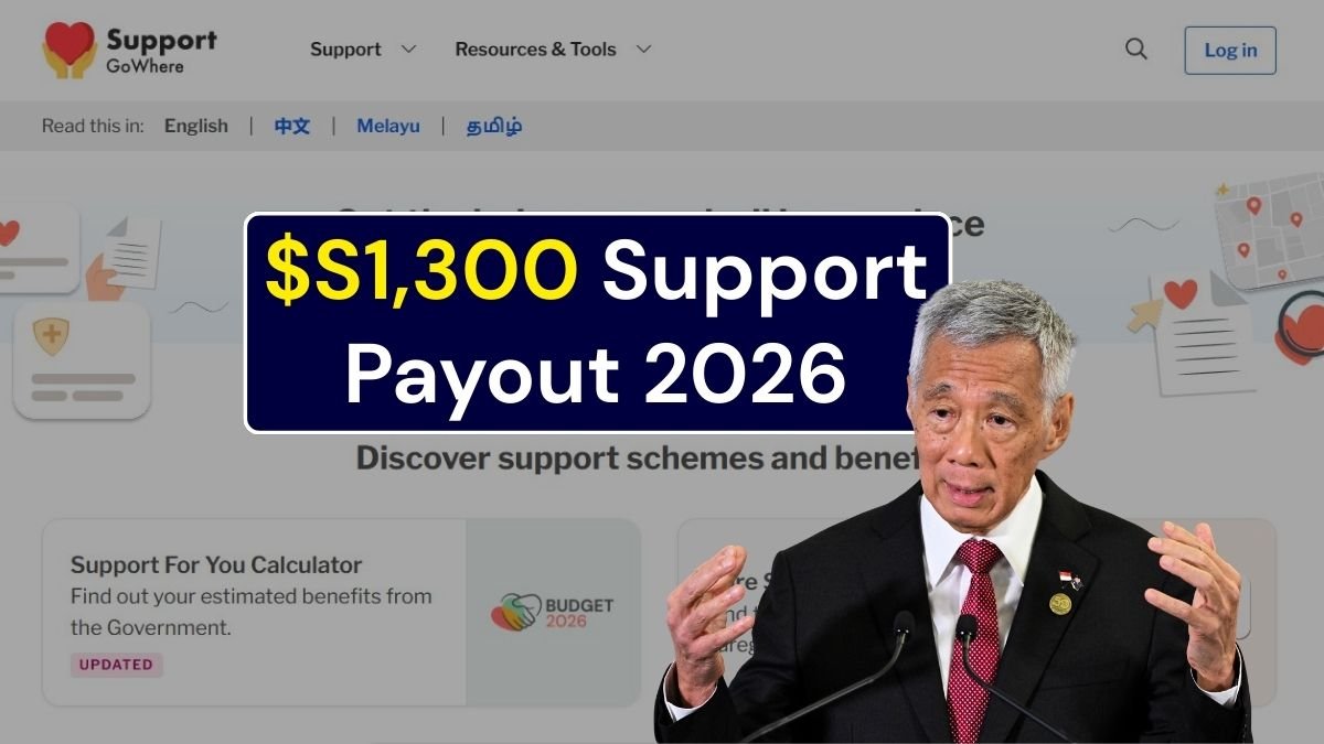 $S1,300 Support Payout 2026