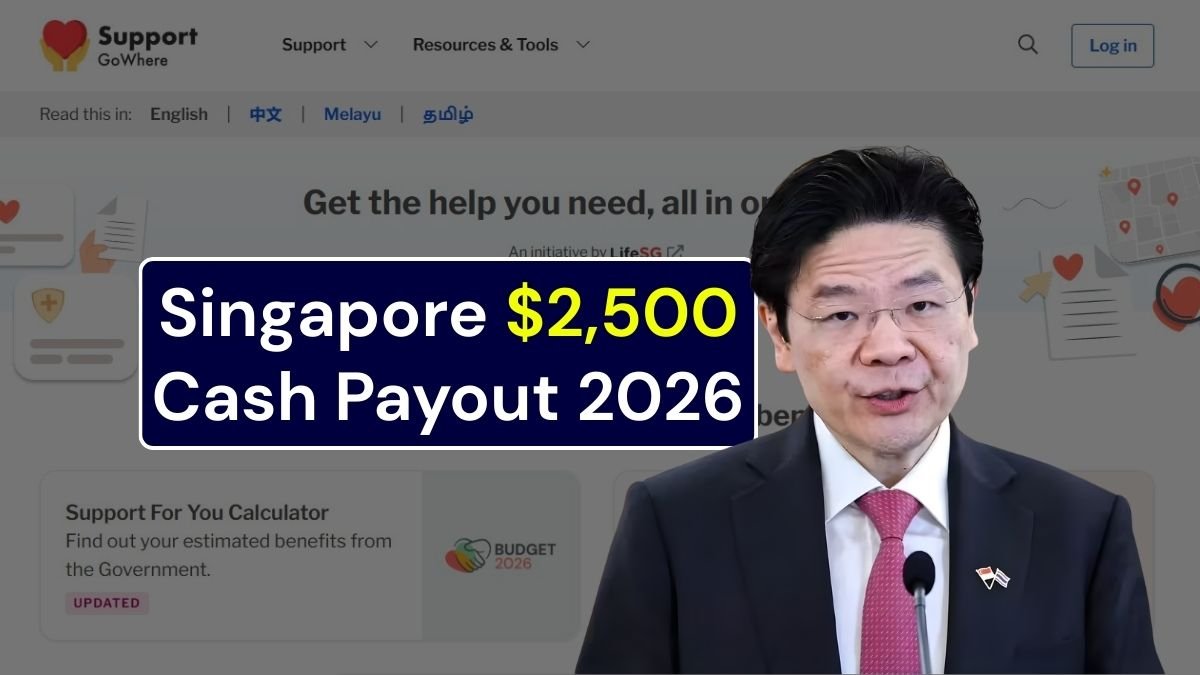 Singapore $2,500 Cash Payout 2026