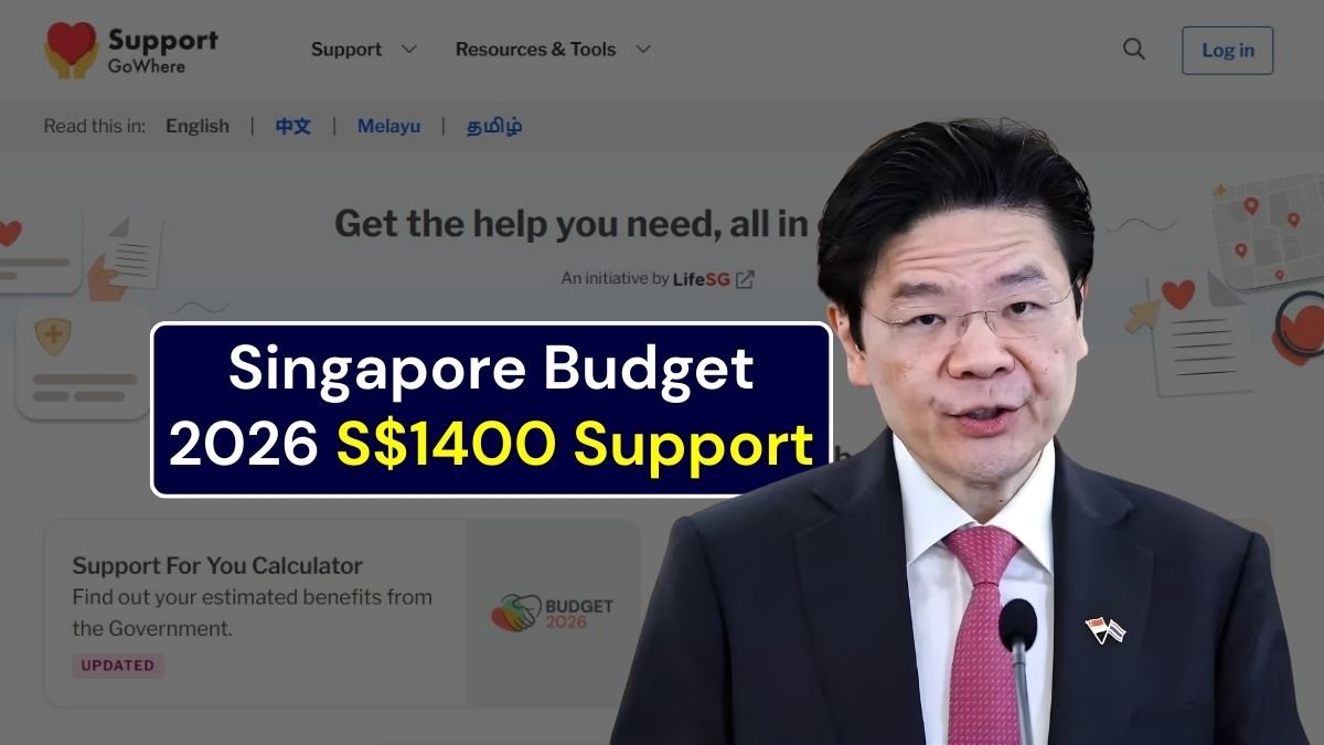Singapore Budget 2026 S$1400 Support