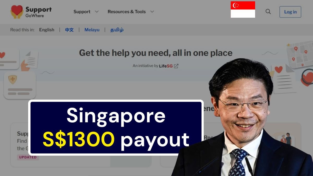 Singapore S$1300 payout